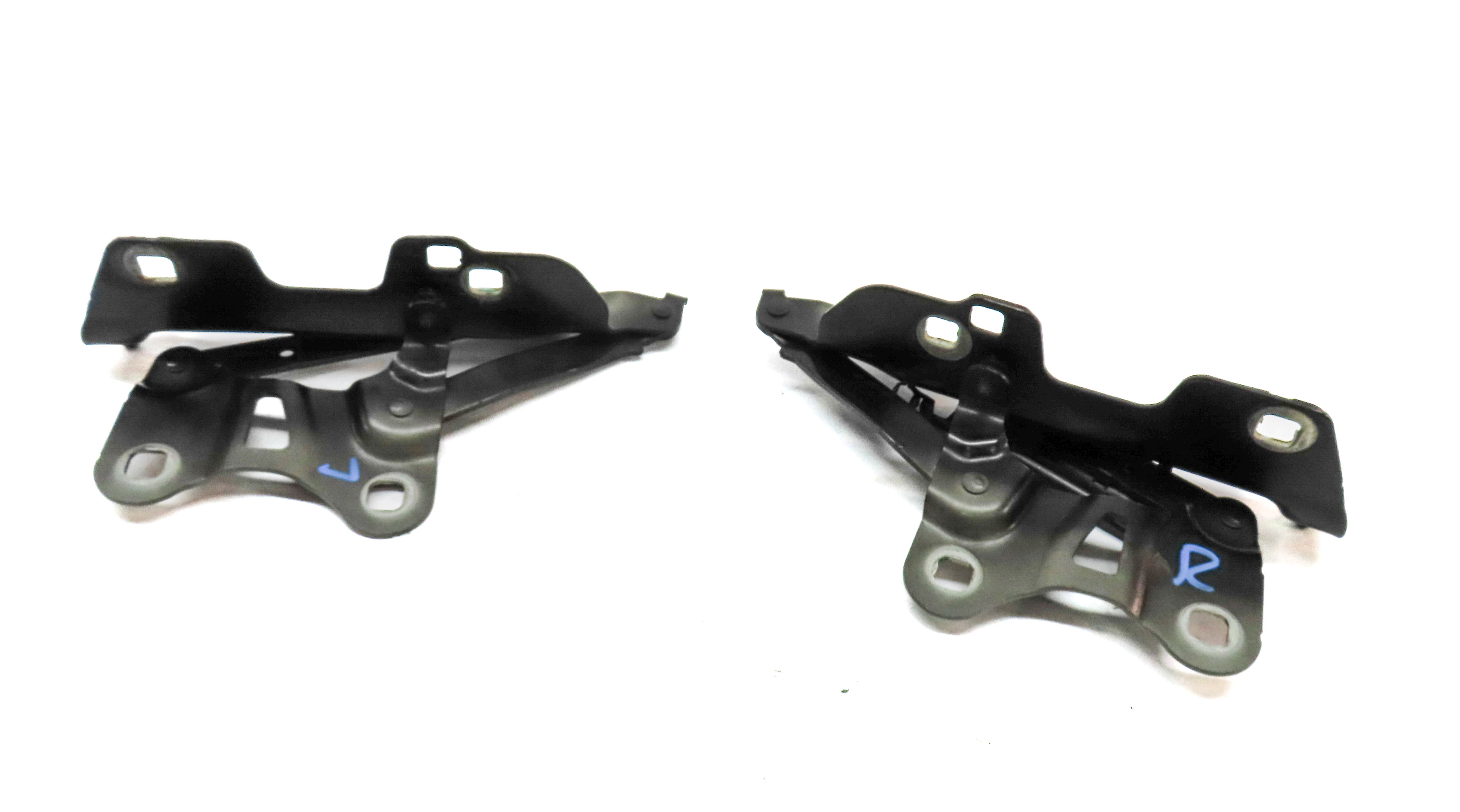 2013-2022 RANGE ROVER SPORT (L405 L494) LEFT & RIGHT HOOD HINGE SET (BLACK) — exact item pictured